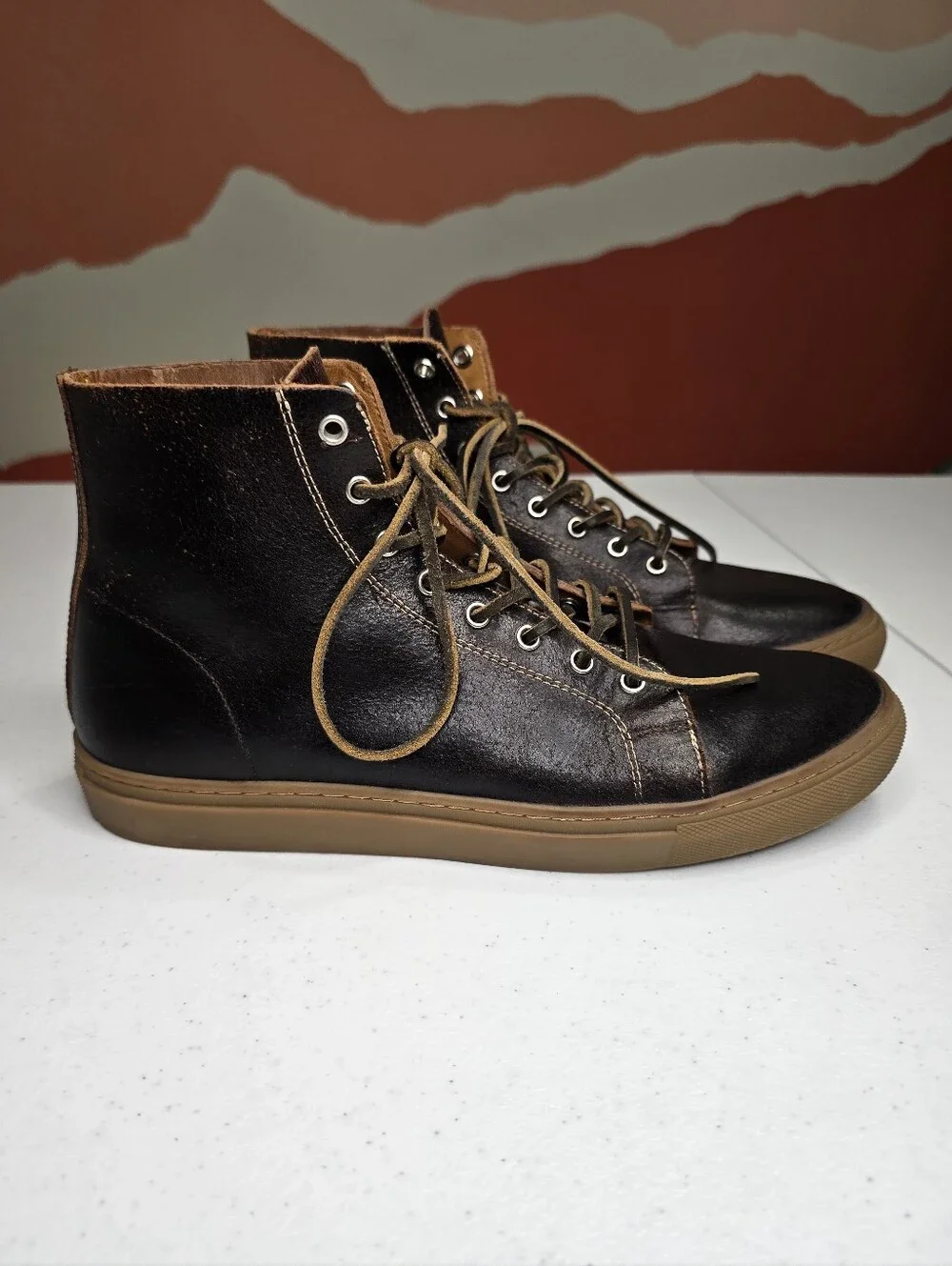 Thursday Boot Company Premier High Top Brown Heritage Leather Men's 9